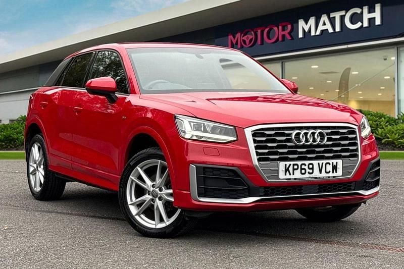 Red Used 2019 Audi Q2 S-Line SUV | £17,990 (Good price) - Image 1/4