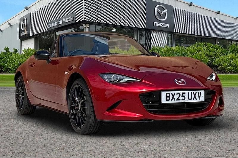 Red New 2025 Mazda MX5 Homura-Line Cabriolet | £32,980 (Expensive) - Image 1/3