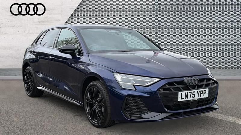 Used Audi A3 e-tron Black Edition 204 HP (150 kW) 2025 Blue Hatchback