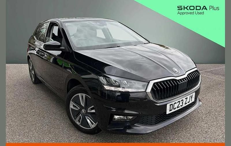 Used Skoda Fabia SE L 108 HP (79 kW) 2023 Black Hatchback