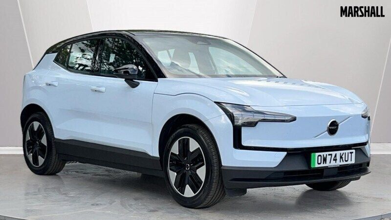 Special metallic cloud blue New 2024 Volvo EX30 Plus SUV | £28,579 (Super price) - Image 1/4