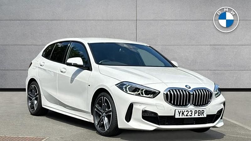 White Used 2023 BMW 118 M Sport Hatchback | £22,133 (Good price) - Image 1/4
