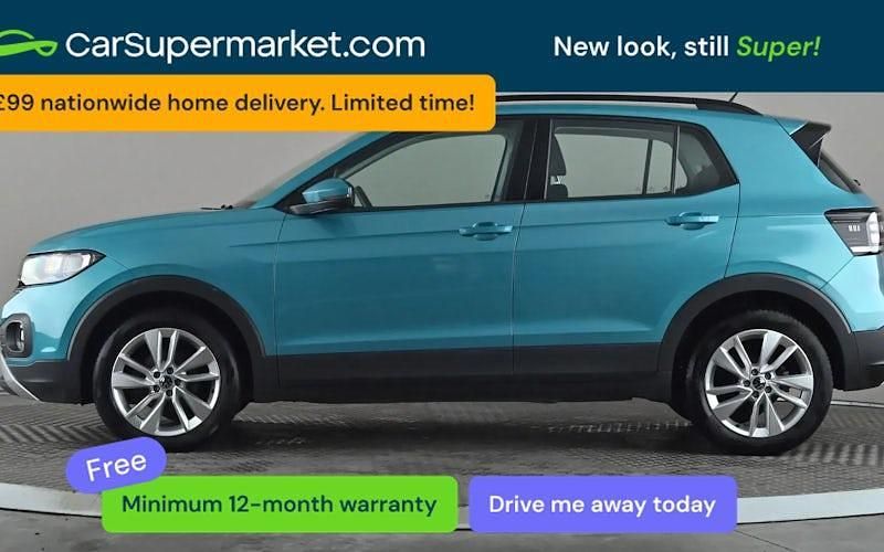 Used VW T-Cross SE 110 HP (80 kW) 2022 Turquoise SUV