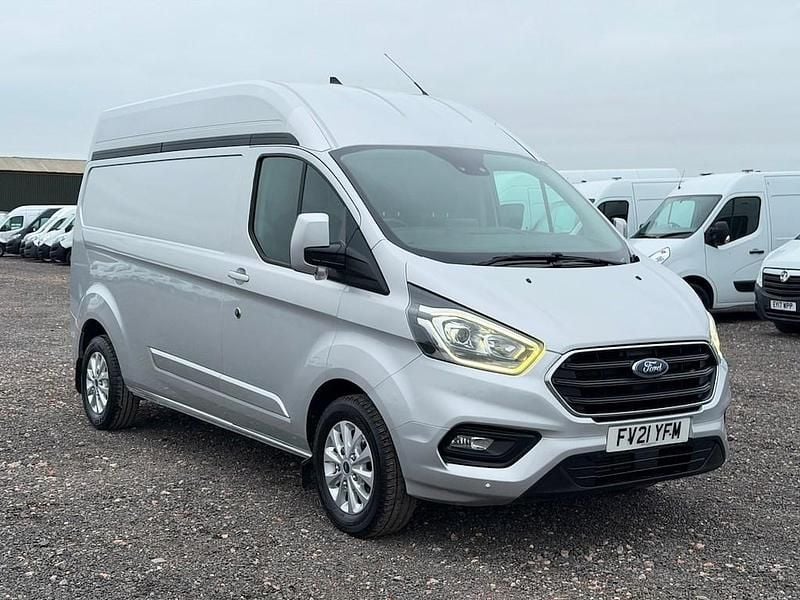 Silver Used 2021 Ford Transit Custom Limited Van | £14,525 (Fair price) - Image 1/3