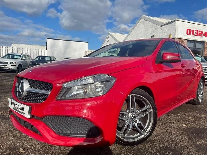 Used Mercedes A180 AMG line 109 HP (80 kW) 2017 Red Hatchback