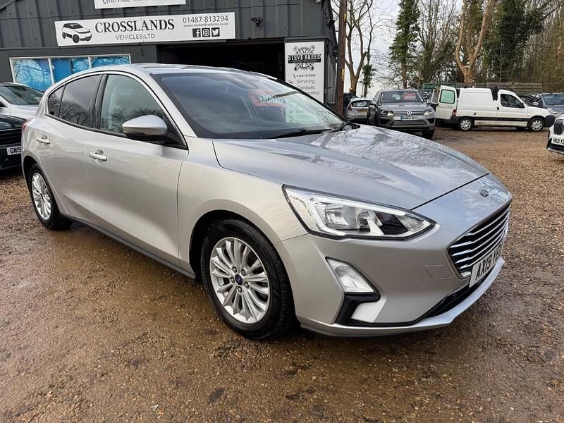 Silver Used 2019 Ford Focus Titanium Hatchback | £9,799 (Fair price) - Image 1/4