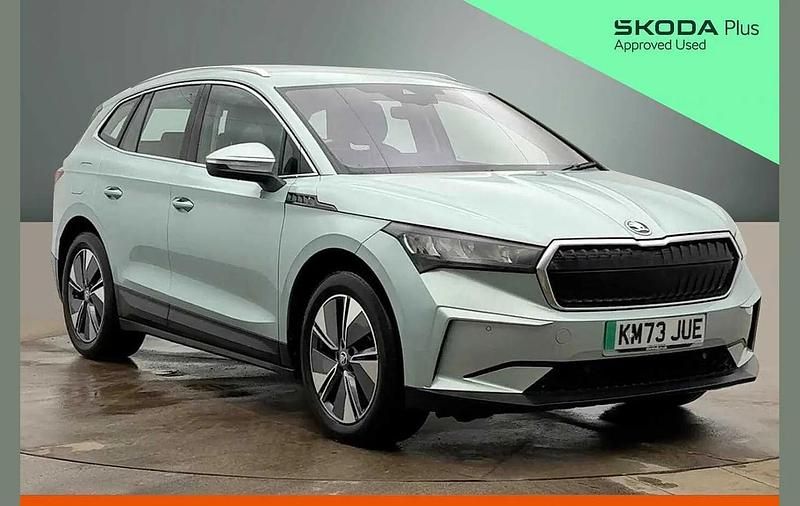 Used Skoda Enyaq iV ecoSuite 150 kW (204 HP) 2023 Arctic silver metallic SUV