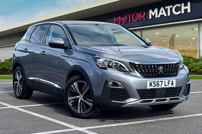 Grey Used 2017 Peugeot 3008 Allure SUV | £11,749 (Fair price) - Image 1/4