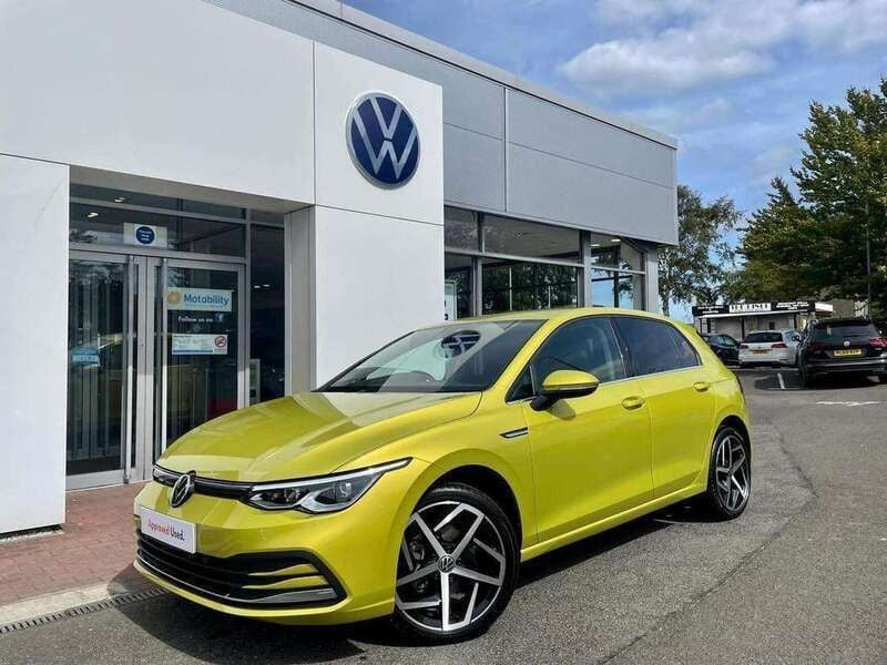 Yellow Used 2021 VW Golf VIII Style Hatchback | £19,490 - Image 1/4
