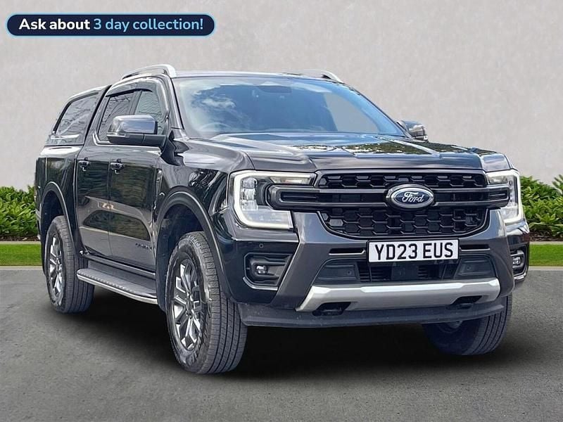 Black Used 2023 Ford Ranger Wildtrack Pickup | £31,000 (Good price) - Image 1/4