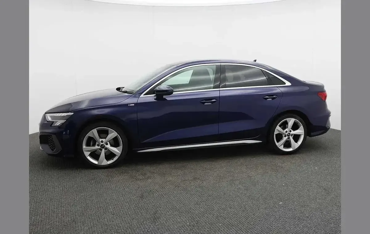 Used Audi A3 S-Line 150 HP (110 kW) 2023 Blue Sedan