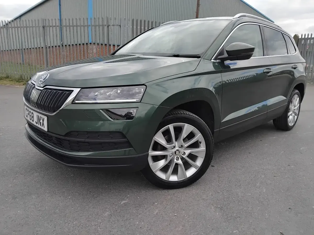 Used Skoda Karoq SE L 150 HP (110 kW) 2018 Green SUV