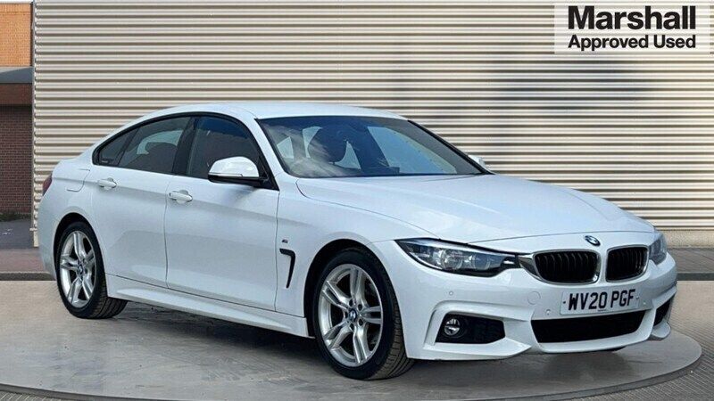 White Used 2020 BMW 420 M Sport Hatchback | £17,266 (Good price) - Image 1/4