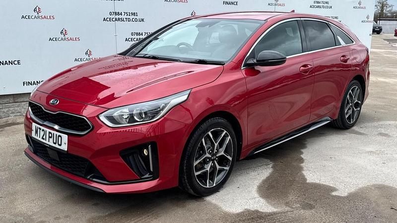 Used Kia ProCeed GT-Line 160 HP (117 kW) 2021 Red Estate