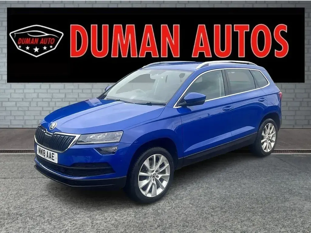 Used Skoda Karoq SE L 150 HP (110 kW) 2018 Blue SUV