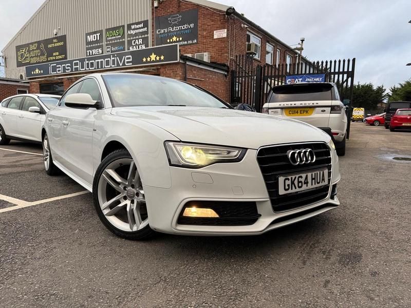 White Used 2014 Audi A5 S-Line Hatchback | £4,495 (Fair price) - Image 1/4