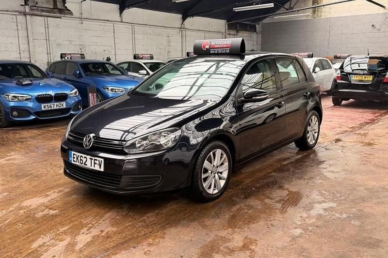 Used VW Golf VII Match 105 HP (77 kW) 2012 Black Hatchback