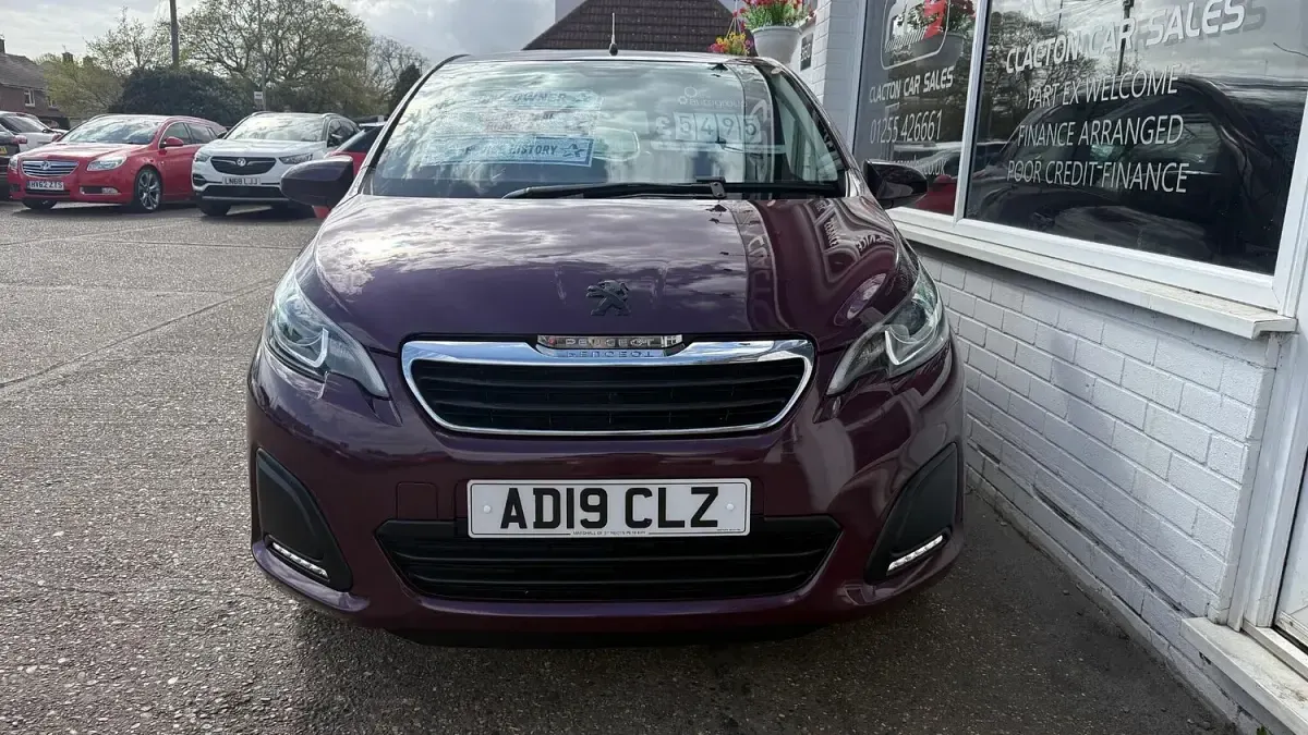 Used Peugeot 108 Active 72 HP (52 kW) 2019 Mauve/purple Hatchback