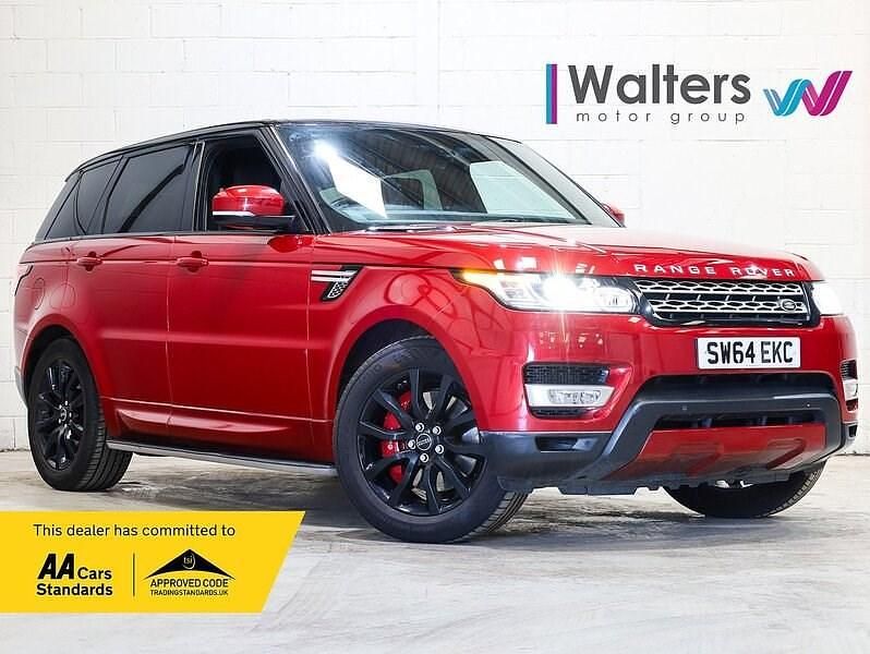 Red Used 2014 Land Rover Range Rover Sport HSE SUV | £15,000 (Fair price) - Image 1/4