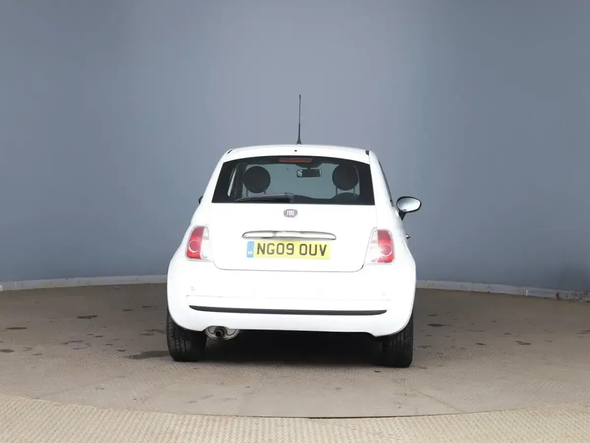 Used Fiat 500 Pop 69 HP (50 kW) 2009 White Cabriolet