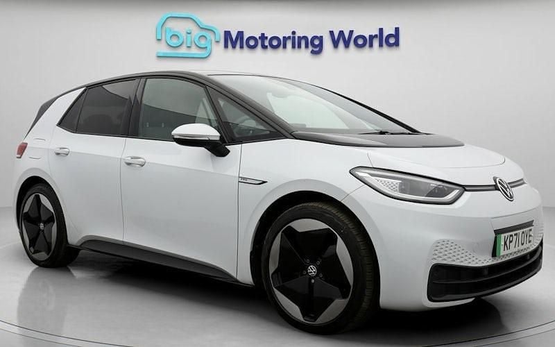 Used VW ID.3 Pro Performance 150 kW (204 HP) 2021 White Hatchback