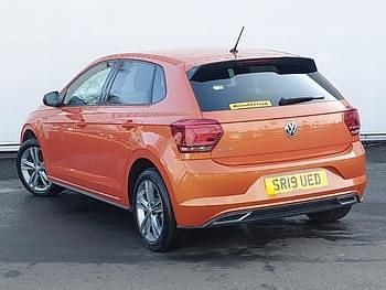 Used VW Polo R-line 115 HP (84 kW) 2019 Orange Hatchback