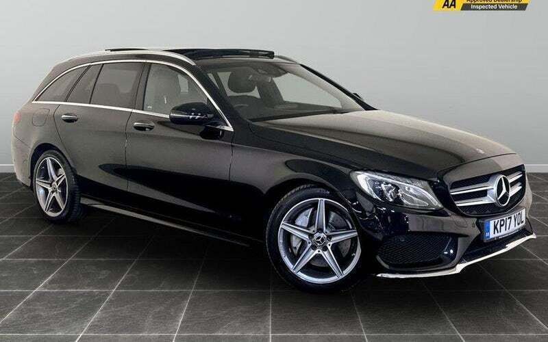 Black Used 2017 Mercedes C250 AMG Line Premium Plus Estate | £19,995 (Fair price) - Image 1/2