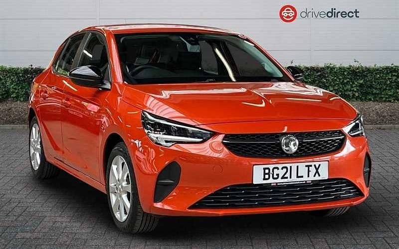 Premium metallic power orange Used 2021 Vauxhall Corsa Hatchback | £10,800 (Fair price) - Image 1/4