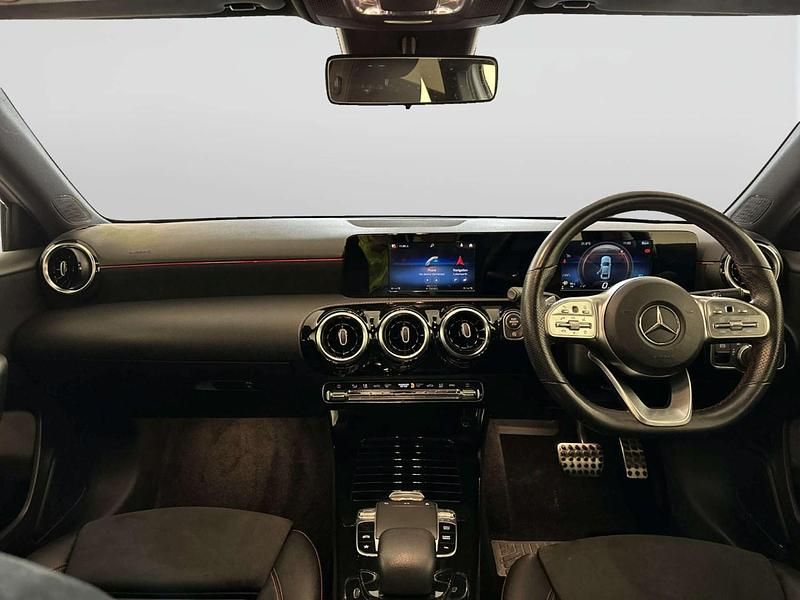 Used Mercedes A180 AMG line 2019 White Sedan