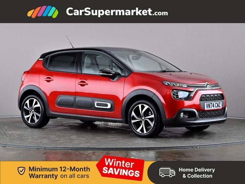 Red Used 2024 Citroën C3 PureTech Hatchback | £14,197 (Good price) - Image 1/3
