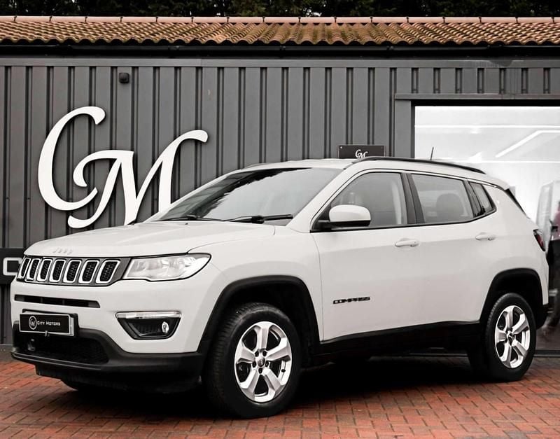 White Used 2021 Jeep Compass Longitude SUV | £12,990 (Fair price) - Image 1/4