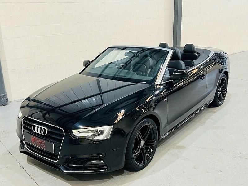 Used Audi A5 Cabriolet S-Line 177 HP (130 kW) 2014 Black Cabriolet