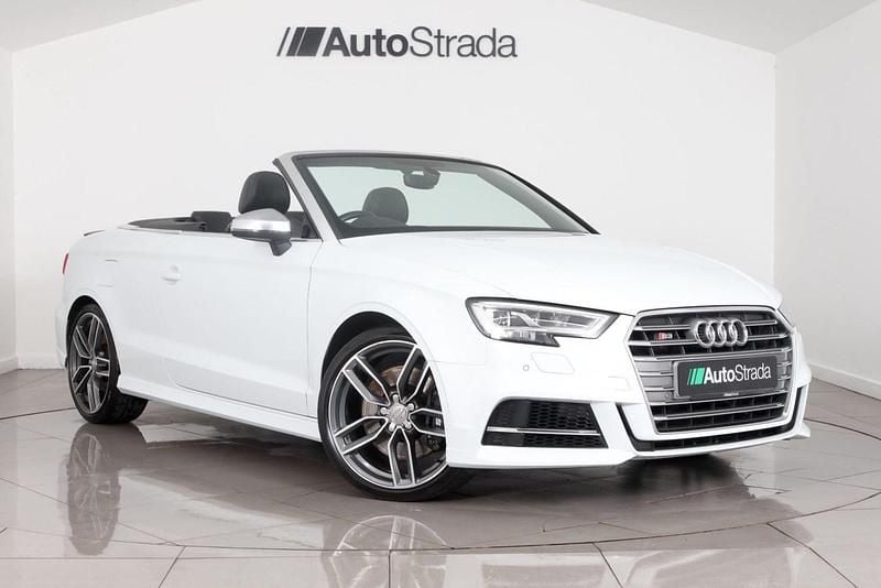 Used Audi S3 Cabriolet Advanced 2018 White Cabriolet