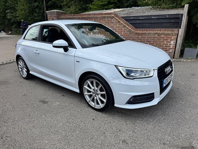 White Used 2017 Audi A1 S-Line Hatchback | £10,495 (Fair price) - Image 1/4