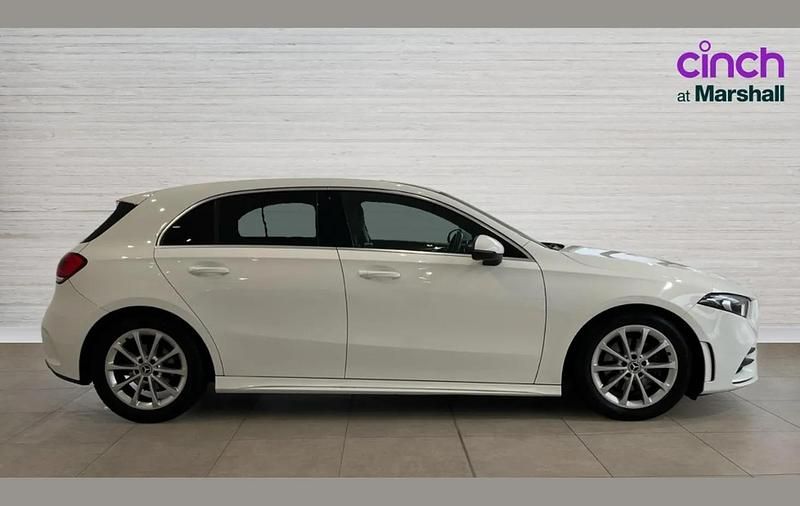 Used Mercedes A180 AMG line 134 HP (98 kW) 2021 White Hatchback