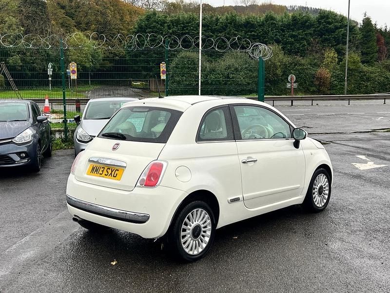 Used Fiat 500 Lounge 85 HP (62 kW) 2013 White Hatchback