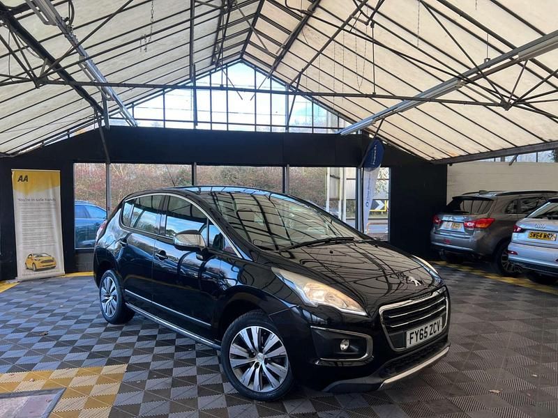 Black Used 2015 Peugeot 3008 Active Hatchback | £5,995 (Fair price) - Image 1/3