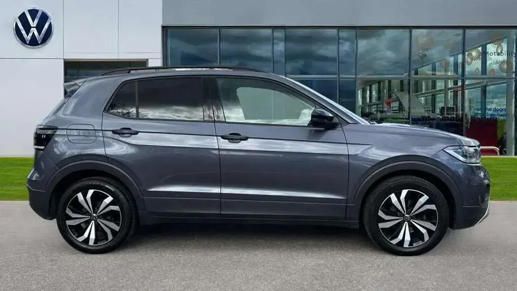 Used VW T-Cross Black Edition 95 HP (69 kW) 2023 Smokey grey metallic SUV