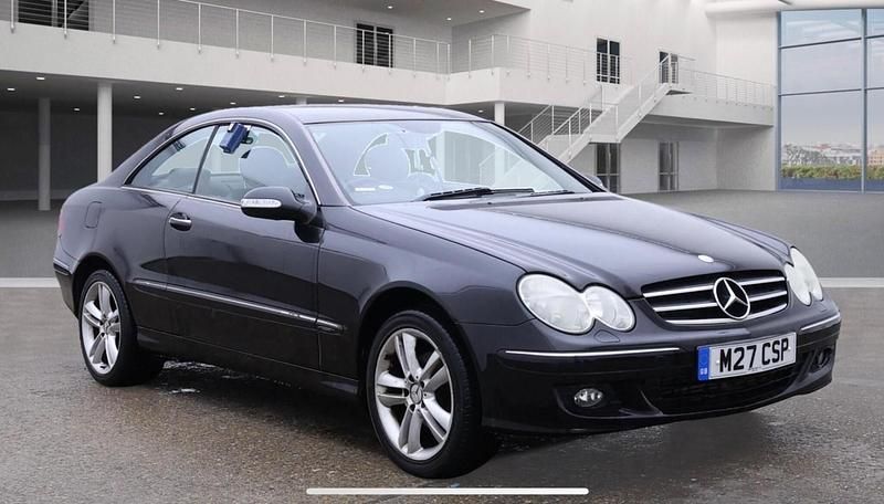 Black Used 2007 Mercedes CLK200 Avantgarde Coupe | £2,500 (Good price) - Image 1/4