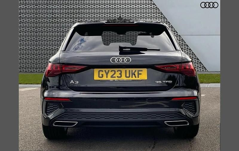 Used Audi A3 S-Line 147 HP (108 kW) 2023 Black Sedan