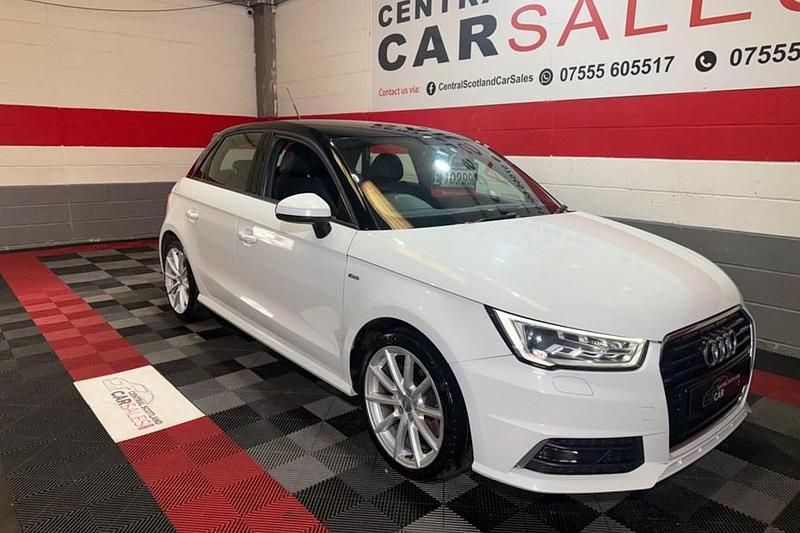Used Audi A1 Sportback S-Line 150 HP (110 kW) 2018 White Hatchback