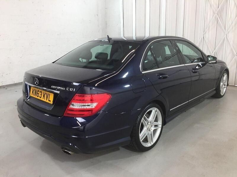 Used Mercedes C350 AMG 2013 Blue Sedan