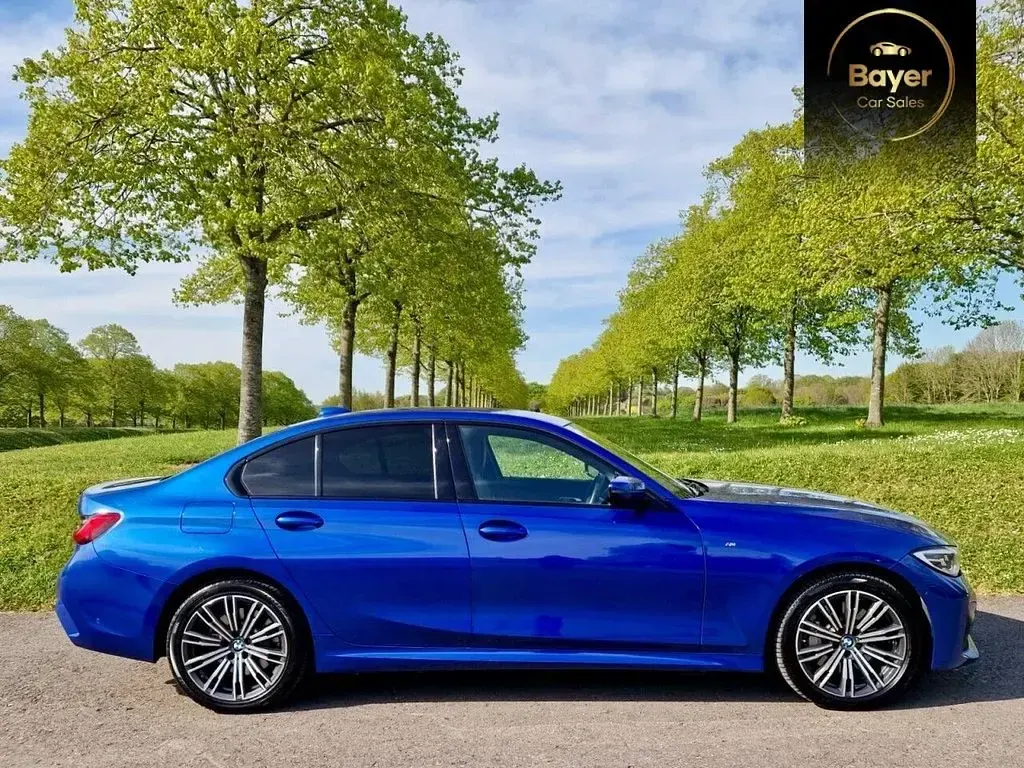 Used BMW 330e M Sport 292 HP (214 kW) 2020 Blue Sedan