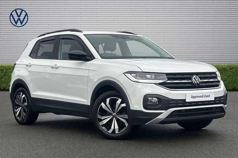 Used VW T-Cross Black Edition 95 HP (69 kW) 2023 White SUV