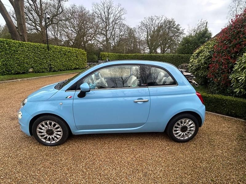 Used Fiat 500C Lounge 85 HP (62 kW) 2016 Blue Cabriolet