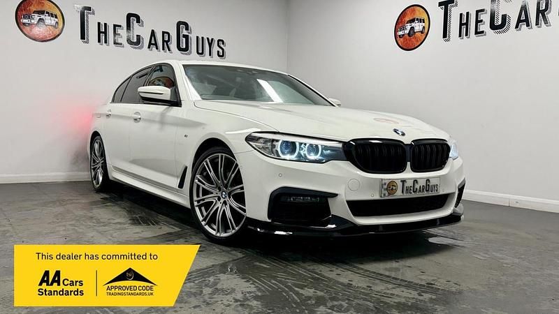 Used BMW 530 M Sport 252 HP (185 kW) 2019 White Sedan