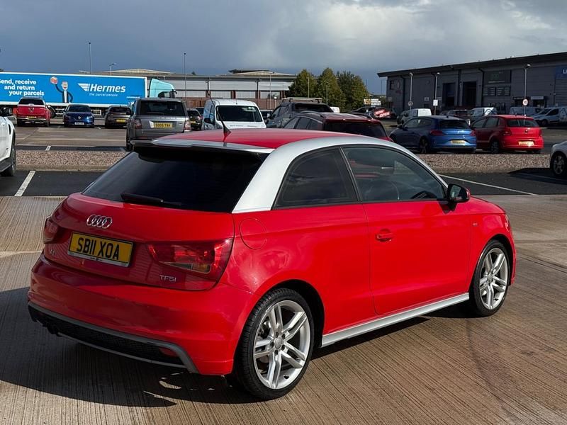 Used Audi A1 S-Line 122 HP (89 kW) 2011 Red Hatchback
