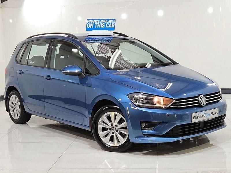 Used VW Golf Sportsvan SE 110 HP (80 kW) 2015 Blue MPV