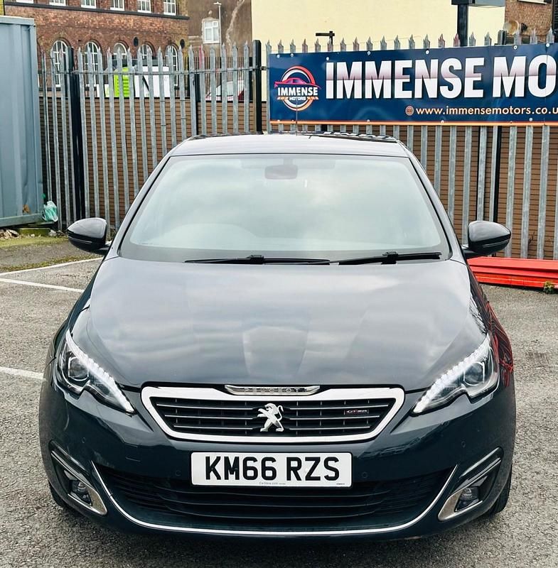 Used Peugeot 308 GT-line 130 HP (95 kW) 2017 Grey Hatchback