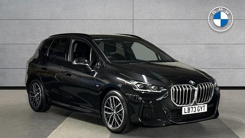 Black Used 2023 BMW 218 Active Tourer M Sport MPV | £26,201 (Fair price) - Image 1/4